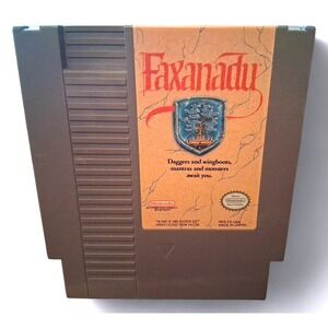 VTG Faxanadu Nintendo Entertainment System NES Game Tested Retro Gaming